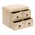 Pouf pliant 4 tiroirs en bouclette - ezzio Beige 5 - vertbaudet enfant 