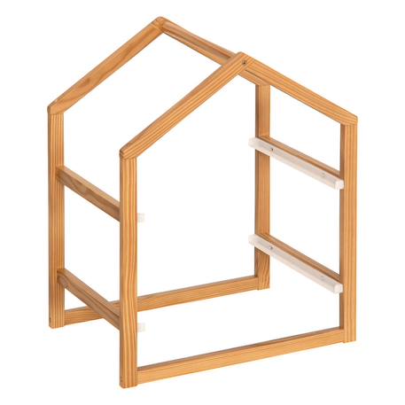 Meuble en bois 2 bacs de rangement - bako Blanc 3 - vertbaudet enfant 