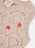 Pull sans manches fille brodé de fleurs Beige 4 - vertbaudet enfant 