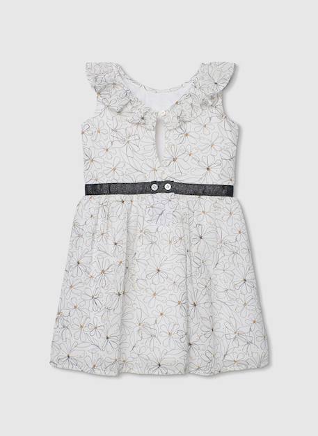 Robe fille imprimé floral Noir 2 - vertbaudet enfant 