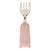 Set couverts cuillère et fourchette yum l.16,5cm rose Beige+Rose 10 - vertbaudet enfant 