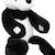 Peluche panda - andy Noir et blanc 3 - vertbaudet enfant 