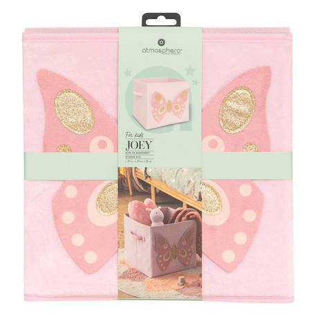 Panier de rangement pliable papillon - joey Rose 3 - vertbaudet enfant 