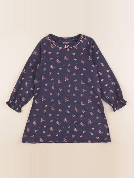 Chemise de nuit coton - 4 ans Bleu 1 - vertbaudet enfant 