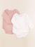 Lot de 2 bodies en coton - 9 mois Rose 1 - vertbaudet enfant 