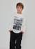 T-shirt garçon en maille imprimé ville nyc Blanc 1 - vertbaudet enfant 