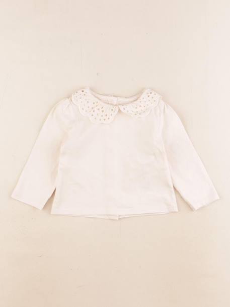 Tee-shirt - 6 mois Beige 1 - vertbaudet enfant 
