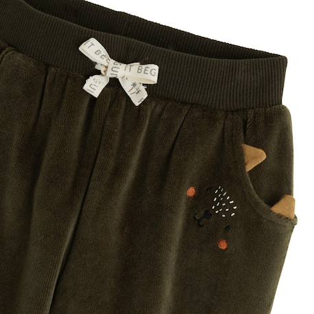 Pantalon bébé en velours ginkgo Vert 4 - vertbaudet enfant 