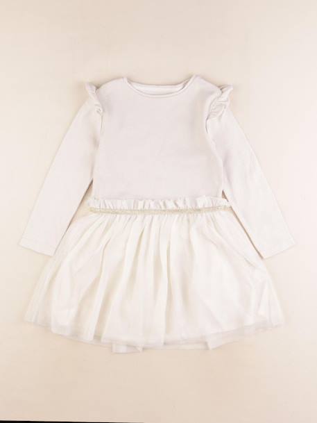 Robe - 5 ans Beige 1 - vertbaudet enfant 