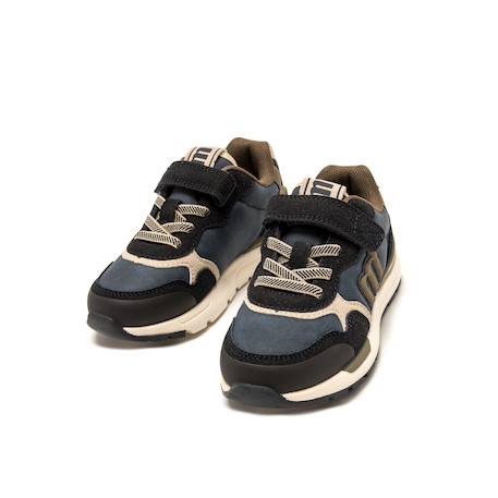 Sneakers filles synthétique lacets Blue+Brown 4 - vertbaudet enfant 