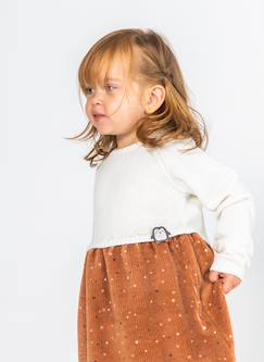 Bébé-Robe, jupe-Robe en maille combinée avec pingouin