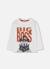 T-shirt garçon en maille imprimé ours Blanc 2 - vertbaudet enfant 