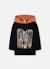 T-shirt garçon en maille à capuche imprimé ny Noir 2 - vertbaudet enfant 