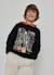 T-shirt garçon en maille à capuche imprimé ny Noir 1 - vertbaudet enfant 