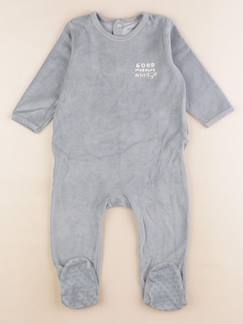 Seconde main-Garçon-Pyjama velours - 18 mois