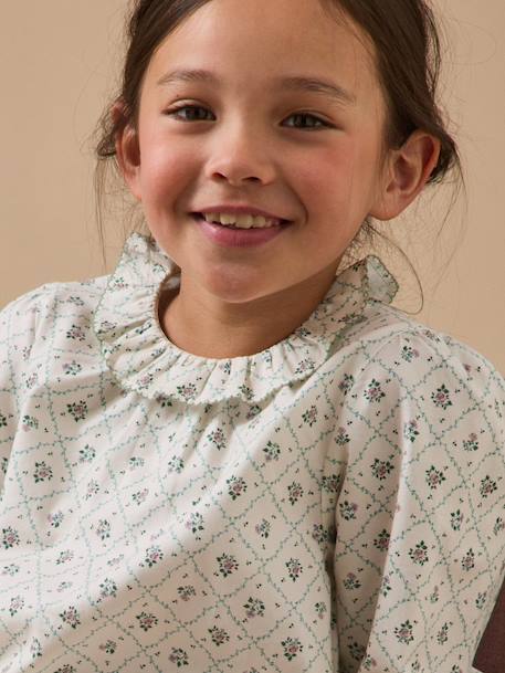 Chemise imprimée solène fille Imprimé  solene 3 - vertbaudet enfant 