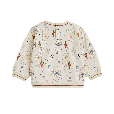 Ensemble bébé sweat et pantalon en molleton moka Marron 5 - vertbaudet enfant 