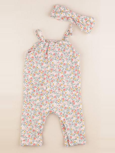 Combinaison - 9 mois Rose, vert 1 - vertbaudet enfant 