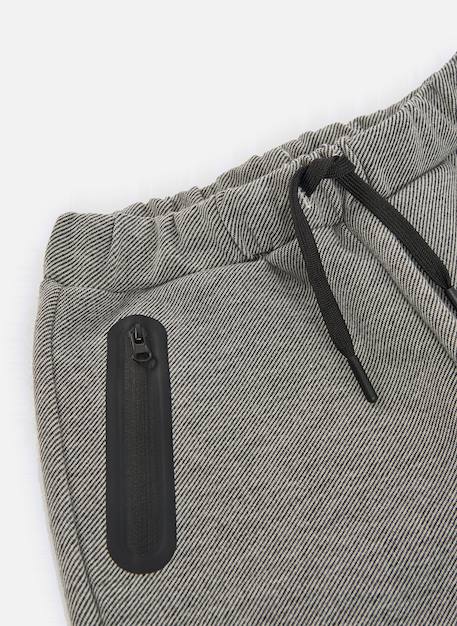 Pantalon garçon en maille avec poches zippées Noir 4 - vertbaudet enfant 
