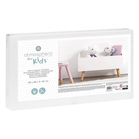 Coffre enfant nuage - douceur Blanc 3 - vertbaudet enfant 