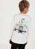 T-shirt garçon en maille imprimé big apple Blanc 2 - vertbaudet enfant 