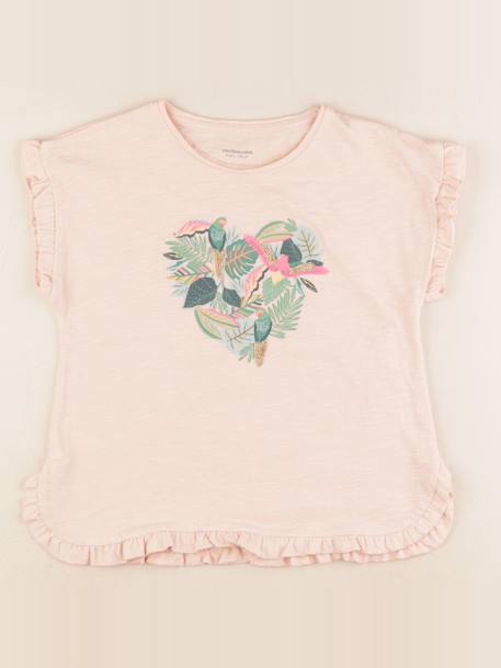 Tee-shirt - 8 ans Rose 1 - vertbaudet enfant 