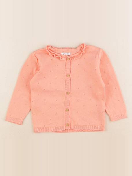Gilet - 9 mois Orange 1 - vertbaudet enfant 
