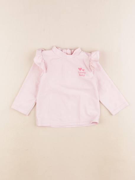 Tee-shirt de bain - 9 mois Rose 1 - vertbaudet enfant 