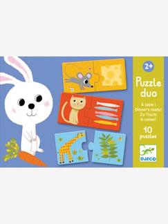 Jouet-Jeux éducatifs-Puzzles-Puzzle duo A table ! DJECO