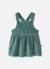 Robe chasuble bretelles croisées Vert 1 - vertbaudet enfant 