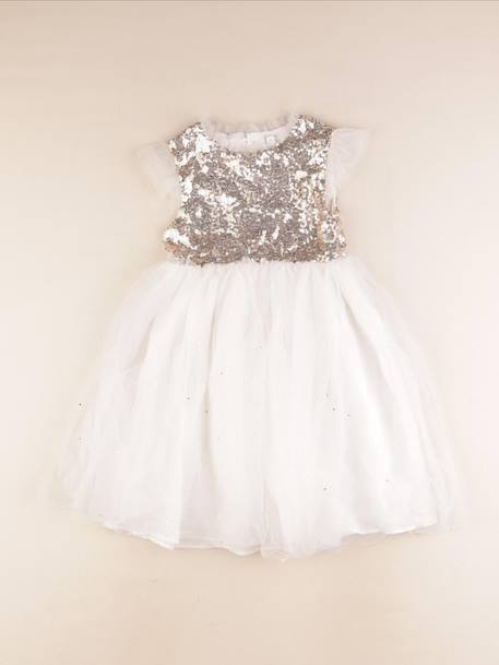 Robe - 6 ans Beige, or 1 - vertbaudet enfant 