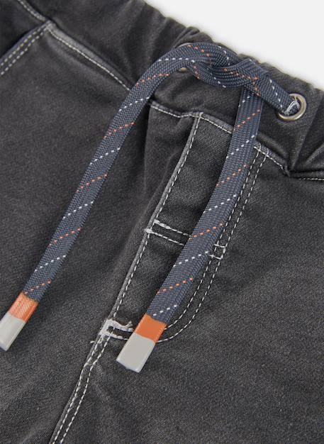 Pantalon garçon denim avec poches cargo Noir 4 - vertbaudet enfant 