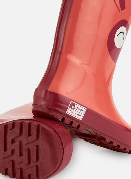 Bottes de pluie imprimé hibou Pink 4 - vertbaudet enfant 