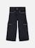 Pantalon fille denim avec étoiles Noir 2 - vertbaudet enfant 