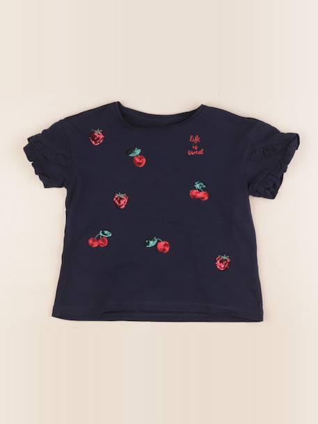 Tee-shirt - 4 ans Bleu, rouge 1 - vertbaudet enfant 