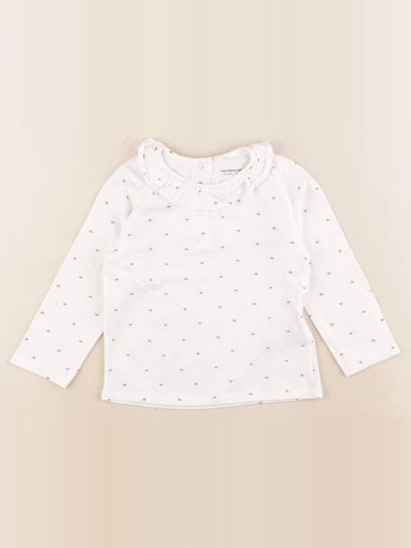Tee-shirt - 18 mois Blanc 1 - vertbaudet enfant 
