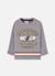 T-shirt garçon en maille imprimé bobsleigh Gris 2 - vertbaudet enfant 