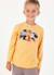 T-shirt garçon en maille à imprimé ours Jaune 1 - vertbaudet enfant 