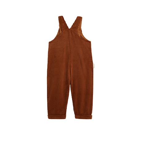 Salopette bébé en velours côtelé moka Marron 3 - vertbaudet enfant 