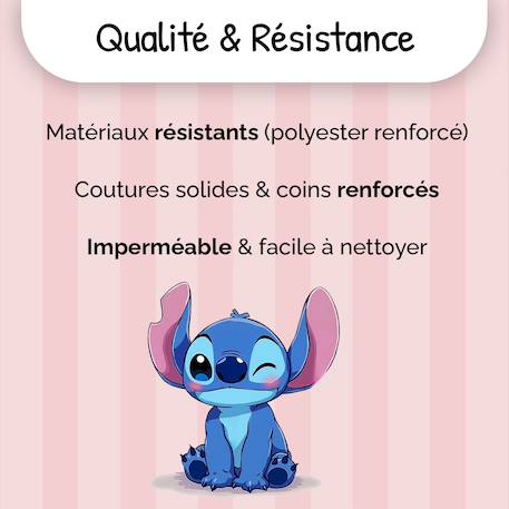 Cartable de maternelle Disney Stitch - 32 cm Rose 5 - vertbaudet enfant 