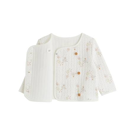 Veste bébé en molleton doucette Ecru 4 - vertbaudet enfant 