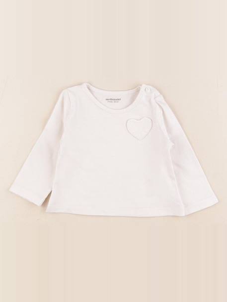 Tee-shirt - 3 mois Beige 1 - vertbaudet enfant 