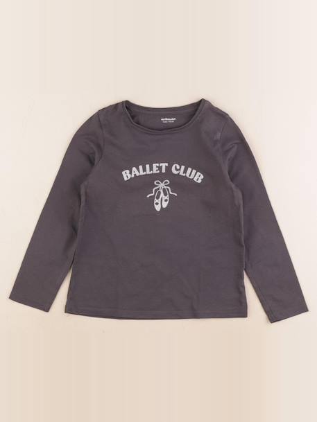 Tee-shirt - 5 ans Gris 1 - vertbaudet enfant 