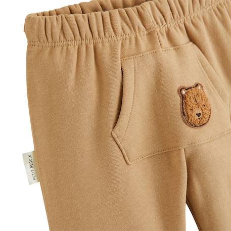 Ensemble bébé sweat et pantalon en molleton moka Marron 4 - vertbaudet enfant 