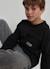 T-shirt garçon en maille avec texte urbn Noir 2 - vertbaudet enfant 