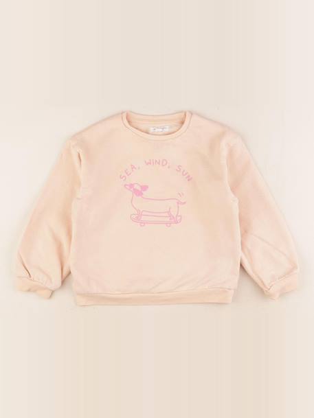 Sweat - 6 ans Rose 1 - vertbaudet enfant 