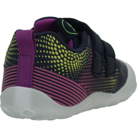 Basket fille modèle horizon junior barefoo Bleu marino 3 - vertbaudet enfant 