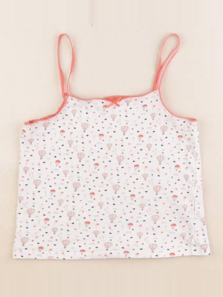 Maillot de corps - 6 ans Blanc, rose 1 - vertbaudet enfant 
