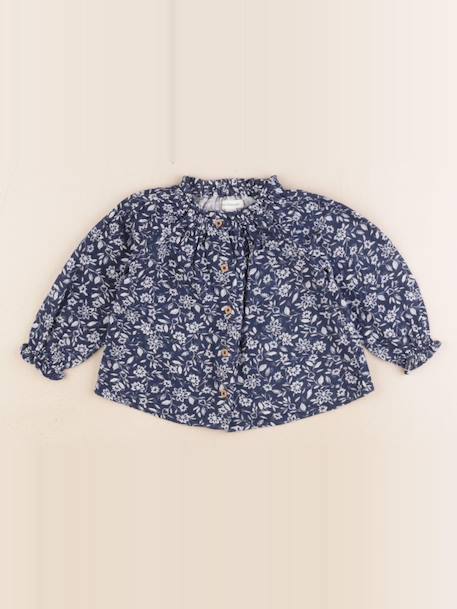 Blouse - 6 mois Bleu 1 - vertbaudet enfant 
