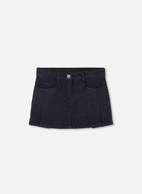 Jupe en denim avec poches Noir 3 - vertbaudet enfant 